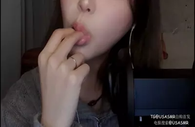 ASMR 诱惑舔舐吮吸 手指 口腔按摩-boKE